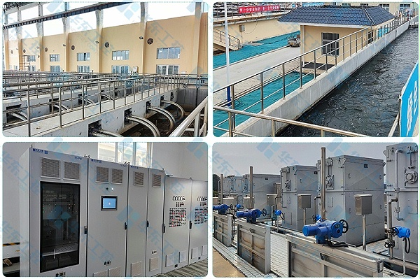 华东工控-污水处理厂电气安装现场